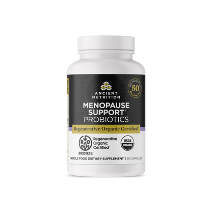 Ancient Nutrition Regenerative Organic Certified Probiotics for Menopause Support