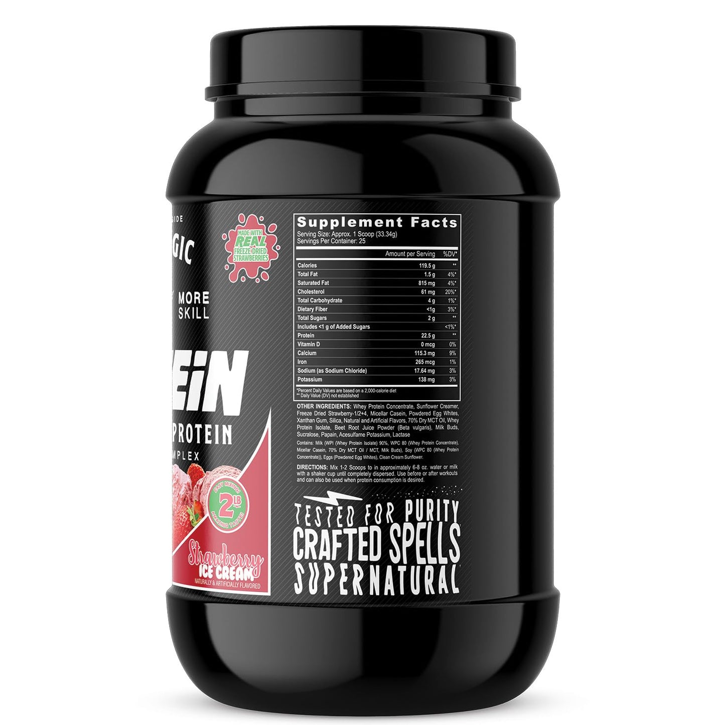 Black Magic Protein Powder - New Look - Whey, Egg, and Casein Complex with Enzymes