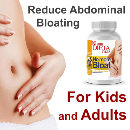 Ni una dieta más Reduce Abdominal Bloating - Digestive Enzymes for Multiple Foods