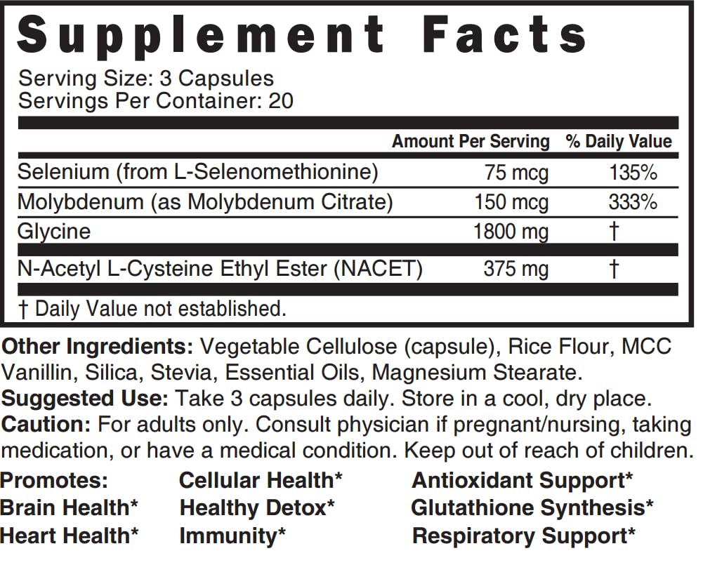 Neuro NAC Supplement 375mg Extra Strength with 1800mg Glycine - N-Acetyl Cysteine