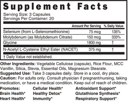 Neuro NAC Supplement 375mg Extra Strength with 1800mg Glycine - N-Acetyl Cysteine