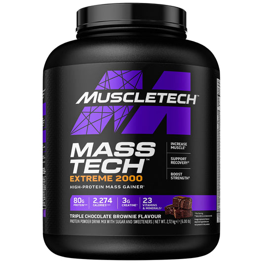 MuscleTech MassTech Extreme Protein Powder, Weight & Muscle Mass Gainer, Whey Mass Protein Powder