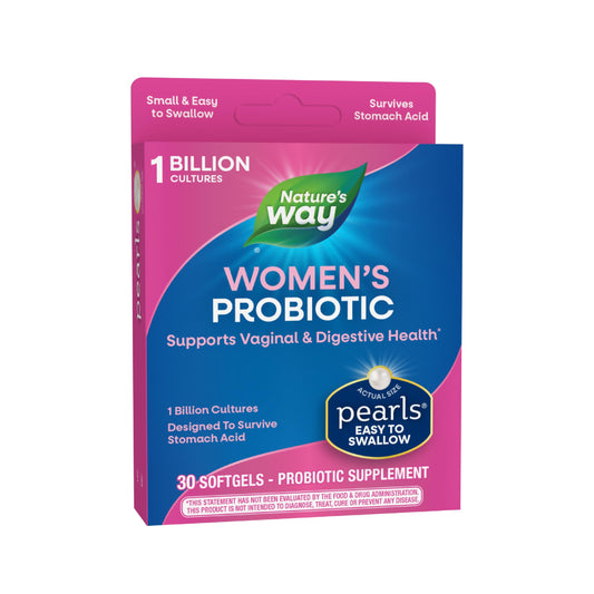 Nature's Way Women's Probiotic Pearls, Supports Vaginal and Digestive Health*, 1 Billion Live Cultures