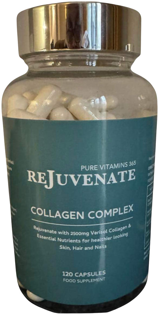 Rejuvenate premium Collagen Capsules - 2500mg High Strength Verisol Bovine Collagen Supplement 