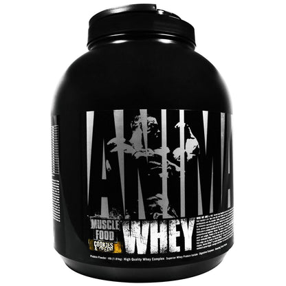 Animal Whey Isolate Protein Powder, Loaded for Post Workout and Recovery, Cookies