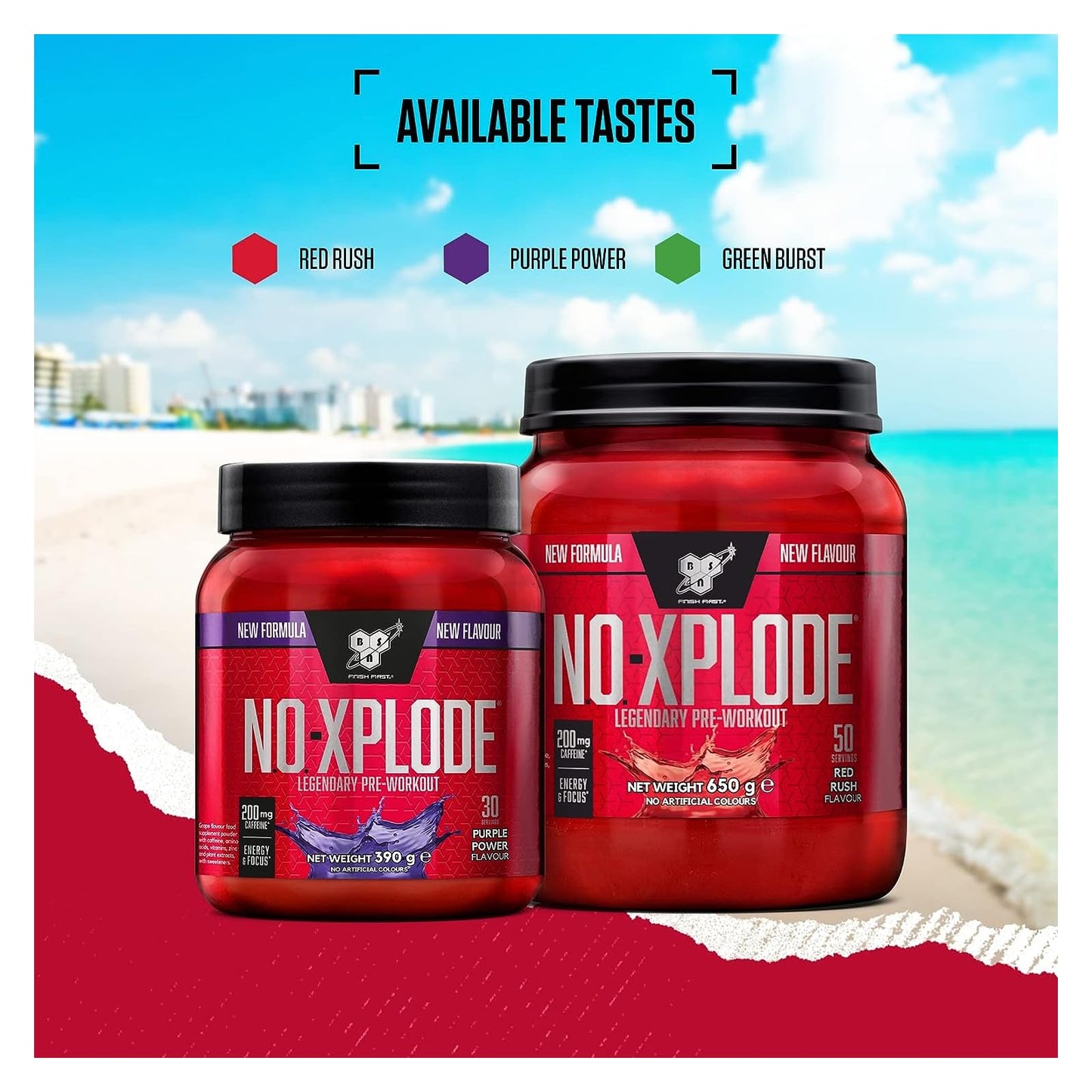 BSN Nutrition N.O.-Xplode Pre Workout Powder Food Supplement, Energy and Focus