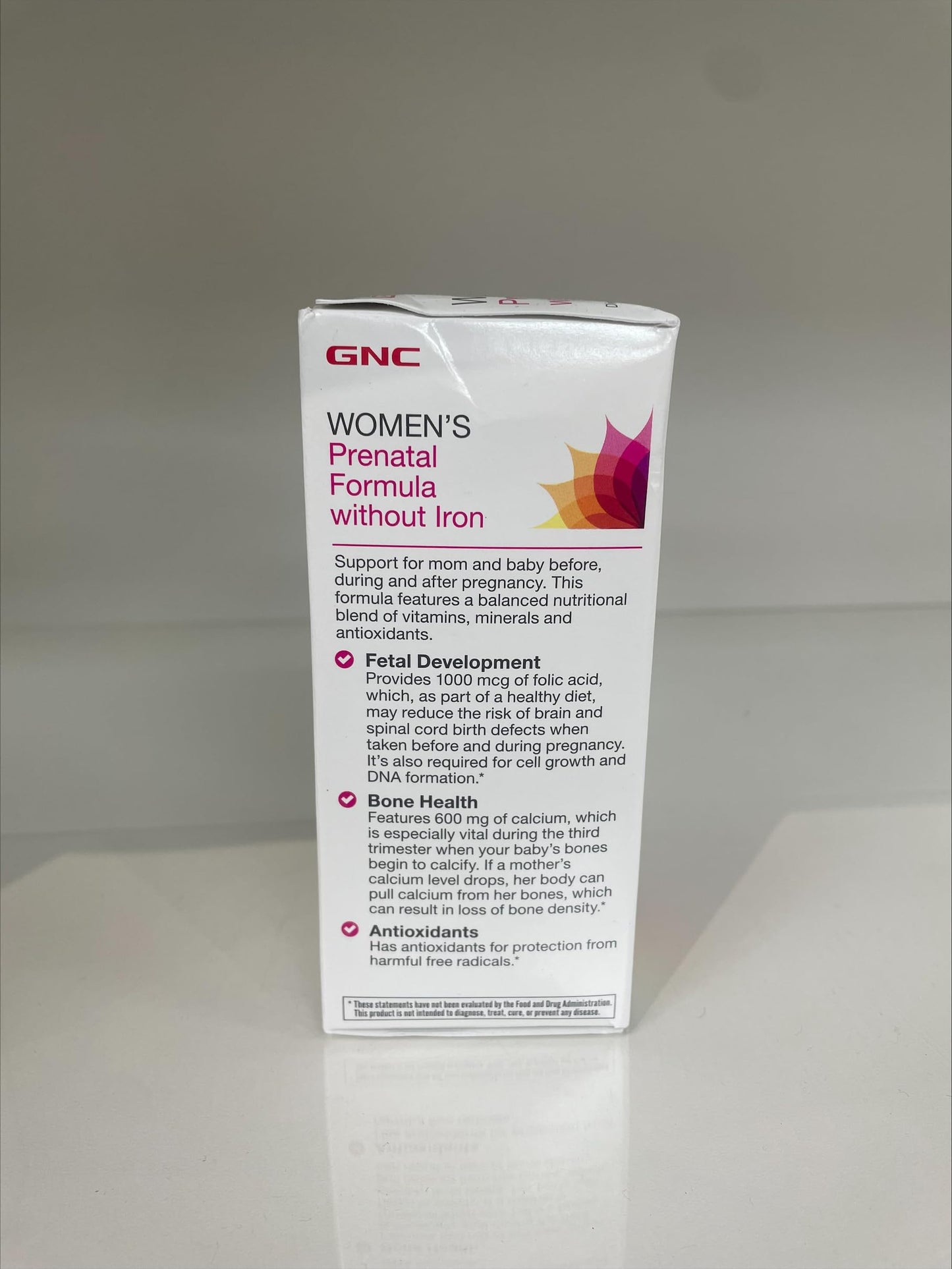 GNC Women's Prenatal Multivitamin Formula Without Iron