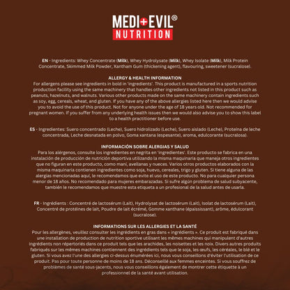 Medi-Evil Nutrition Whey Dynamic Protein, Triple Chocolate Flavour, 600g, 20 Servings