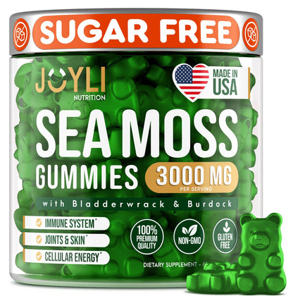 Sea Moss Gummies - Irish Seamoss Gummies for Adults & Kids - Advanced Superfood 