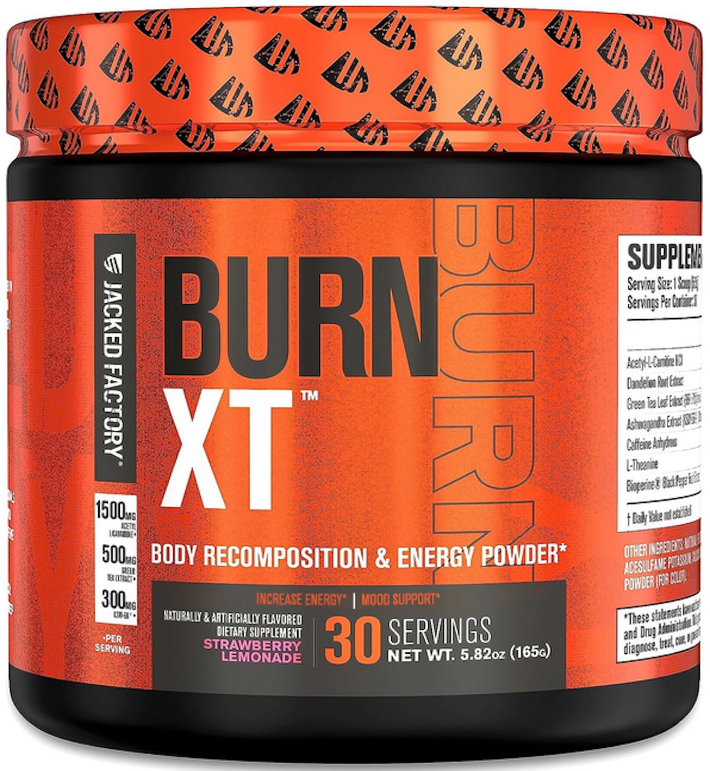 Jacked Factory Burn-XT Powder for Men & Women - Improve Focus & Increase Energy