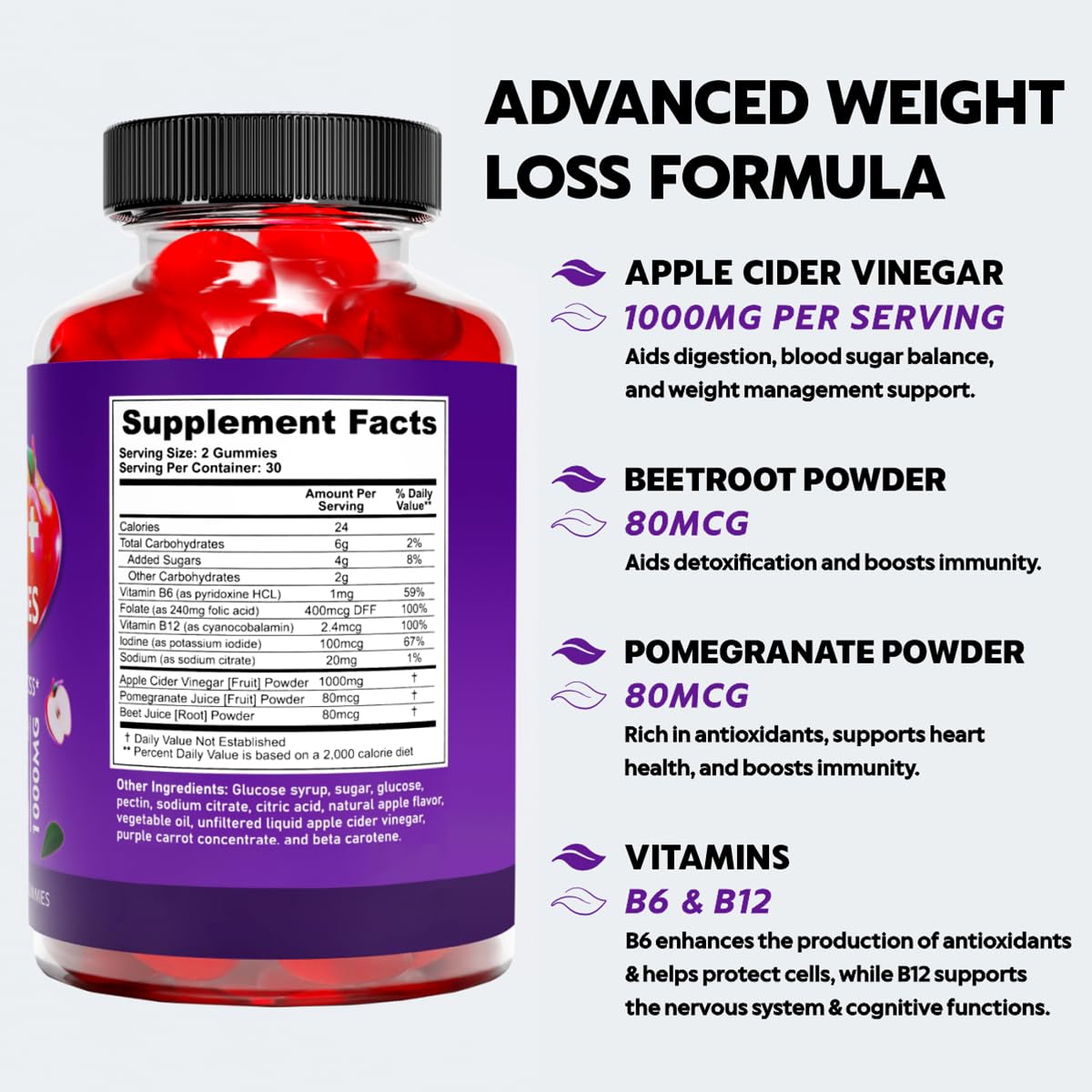 Desi Buy Keto ACV Gummies Advanced Weight Loss Formula 60 Count