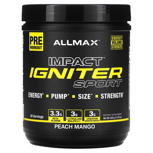 Allmax IGNITER SPORT Peach Mango (320g)