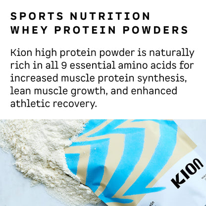 Kion Clean Protein | Grass-Fed & Pasture-Raised Whey Isolate Protein Powder