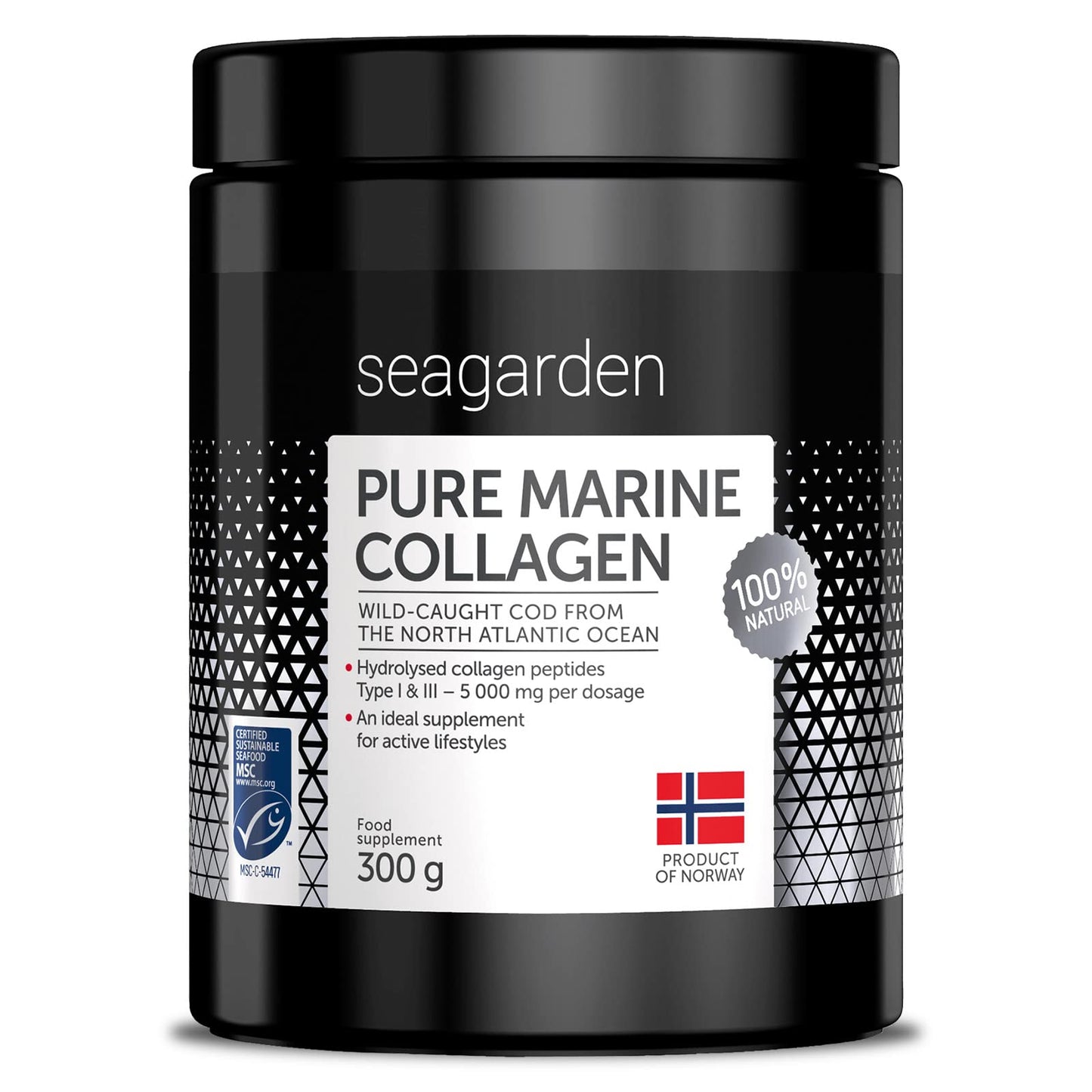 Seagarden Pure Marine Collagen Powder (Type I & III) | Wild-Caught Arctic Cod