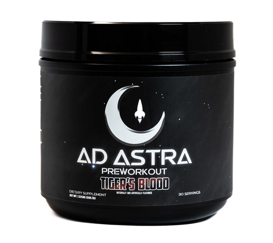 Ad Astra Preworkout - Potent Focus Blend - Tiger's Blood Flavor - Organic Red Beet Root