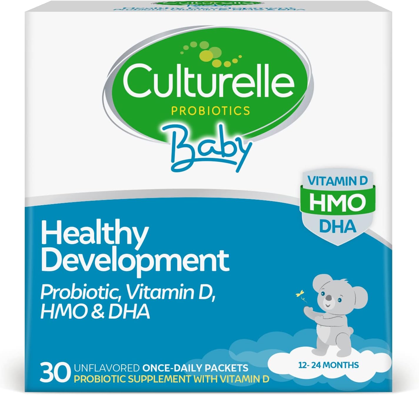 Culturelle Baby Healthy Development Probiotic, Vitamin D, 30 Count