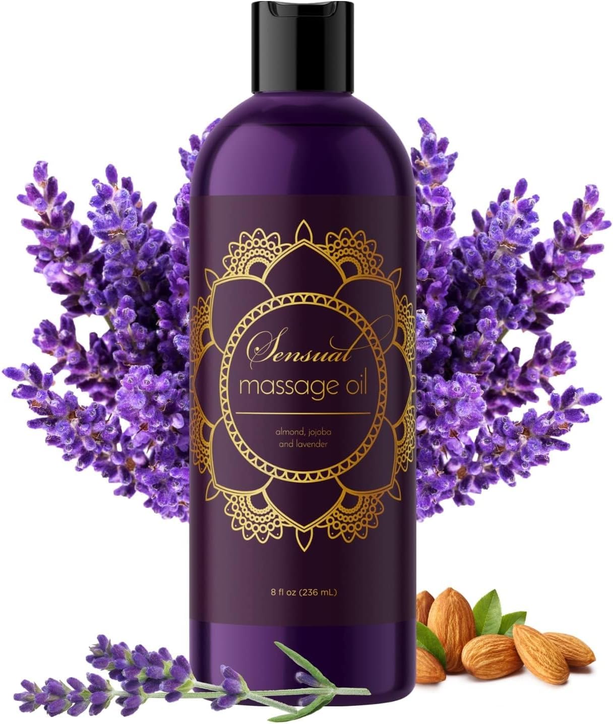 Aromatherapy Sensual Massage Oil for Couples - Relaxing Full Body Massage Oil