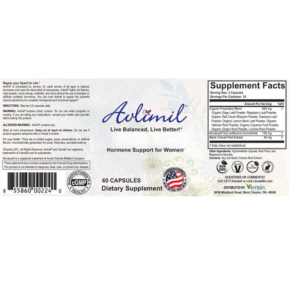 Avlimil® Hormone Balance & Menopause | Relief from Mood Swings, Hot Flashes, Night Sweats