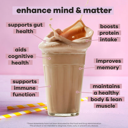 basd Mind & Body Protein, Delicious Chocolate Shake | Plant-Based Protein | Vegan