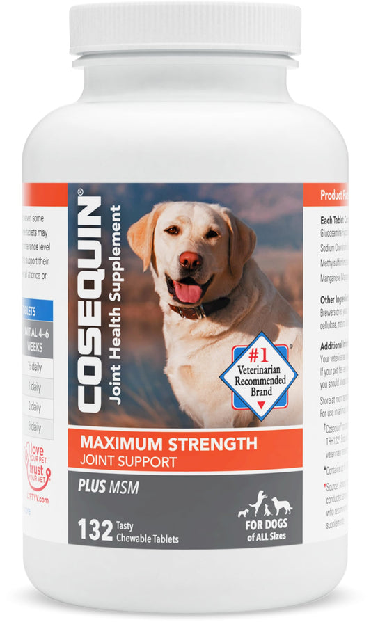 Nutramax Laboratories Cosequin Maximum Strength Joint Health Supplement for Dogs 