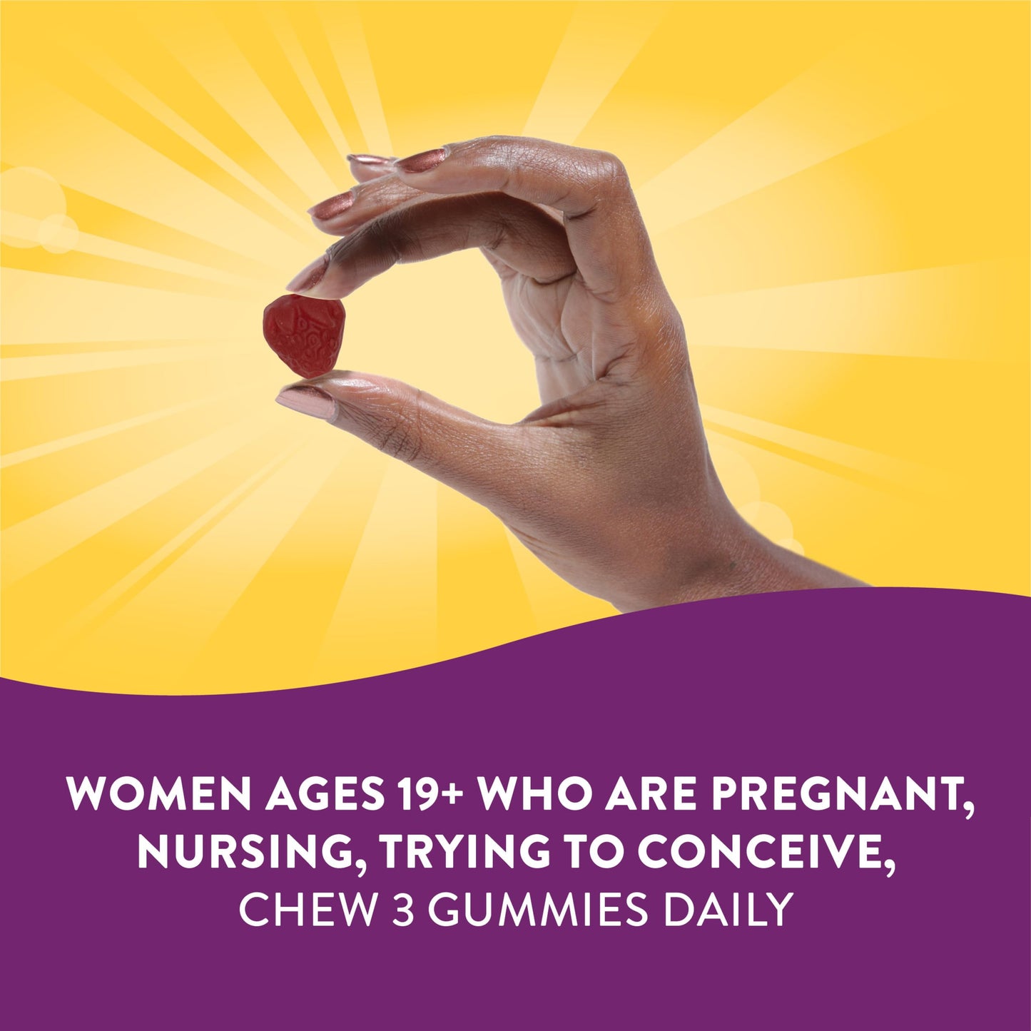 Nature's Way Alive! Prenatal Gummies with DHA, Supports Baby's Eye and Brain Development