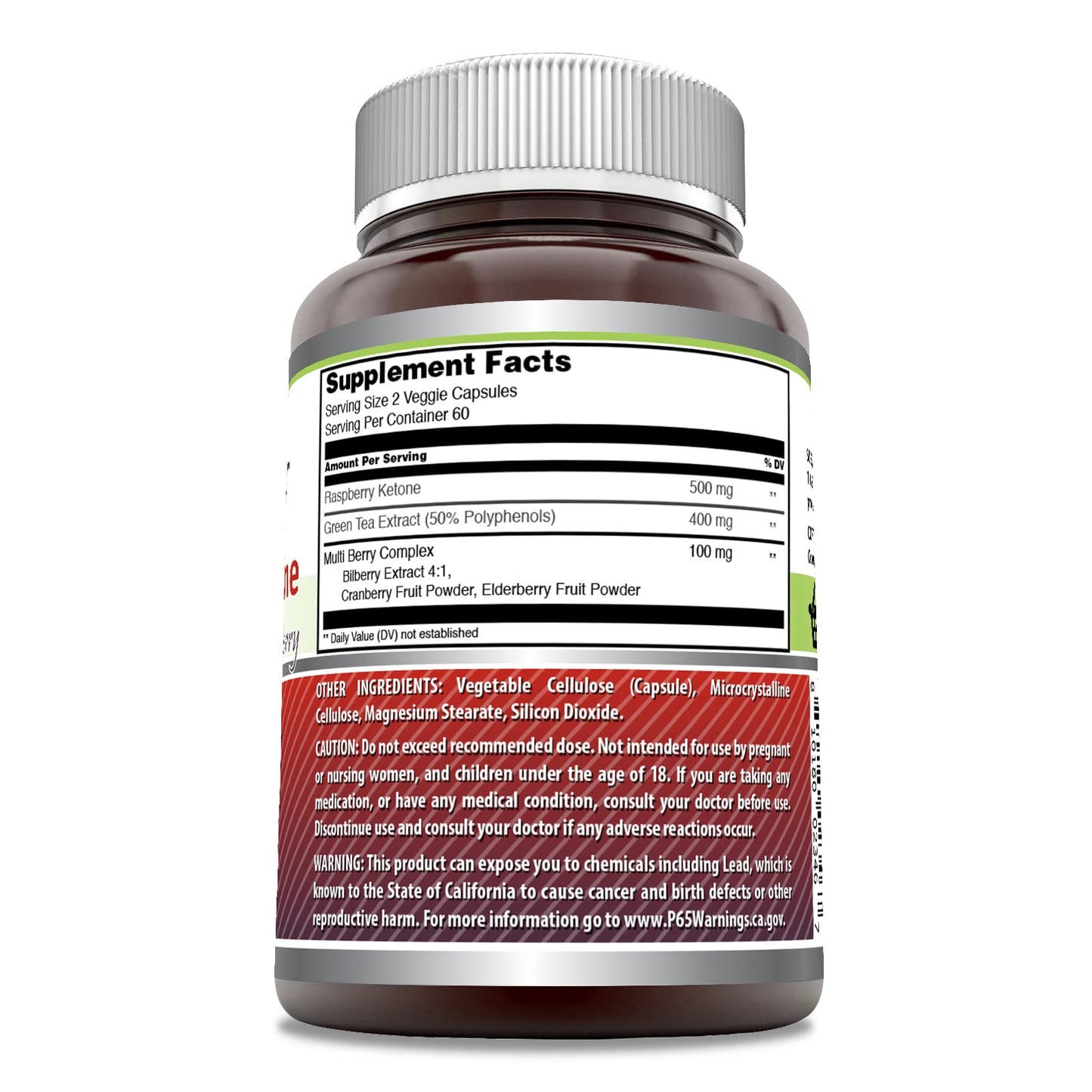 Amazing Formulas Raspberry Ketone with Green Tea Extract & Multi Berry Complex