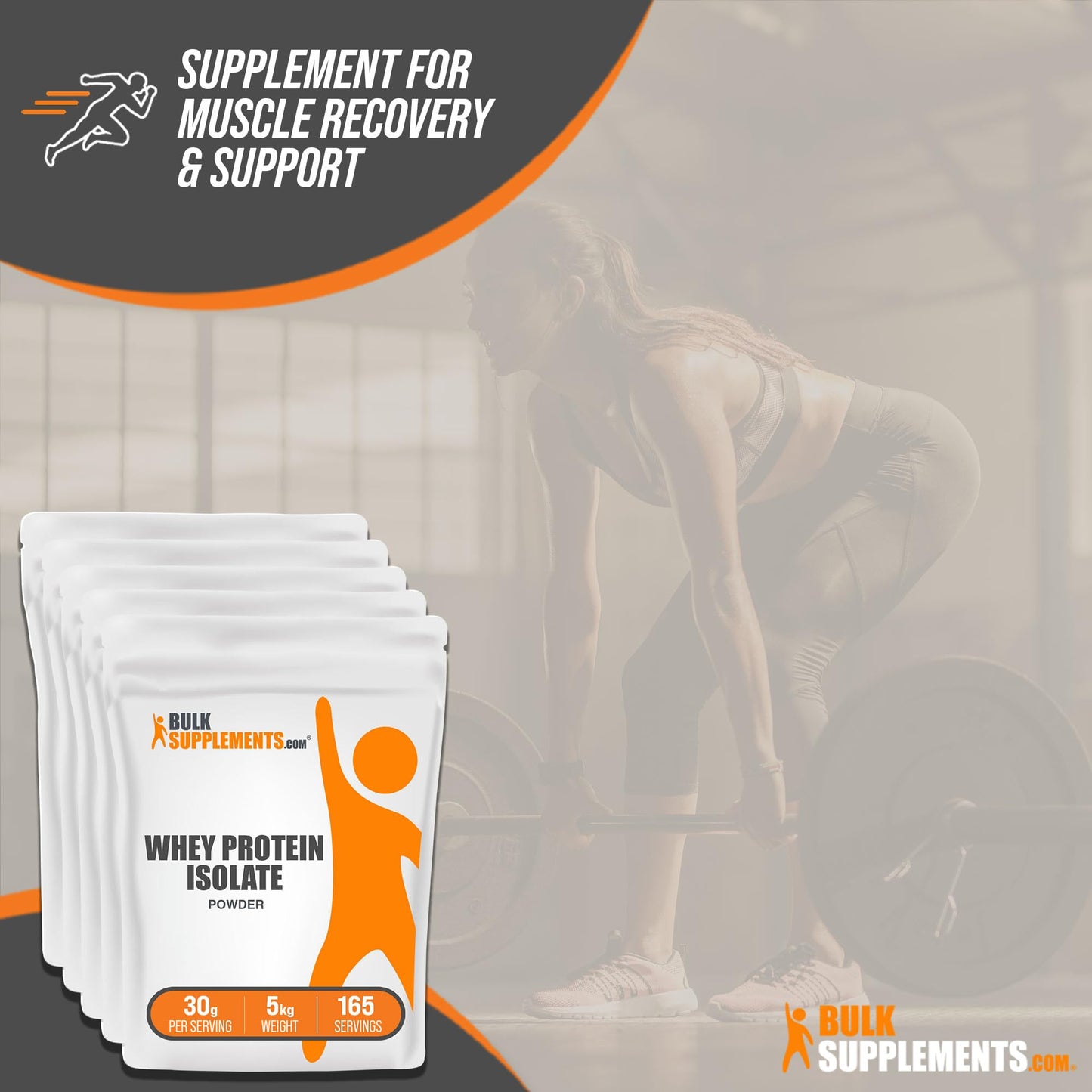 BULKSUPPLEMENTS.COM Whey Protein Isolate Powder - Unflavored Protein Powder