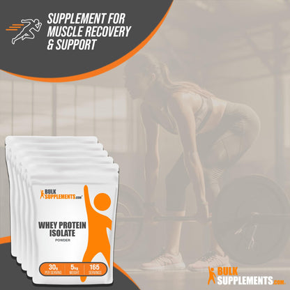 BULKSUPPLEMENTS.COM Whey Protein Isolate Powder - Unflavored Protein Powder