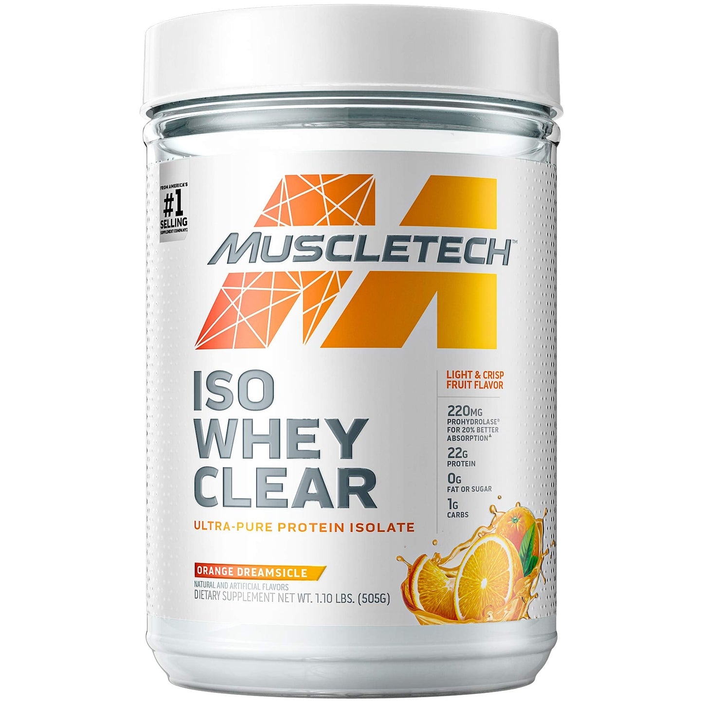 Whey Protein Powder MuscleTech Clear Whey Protein Isolate Whey Isolate