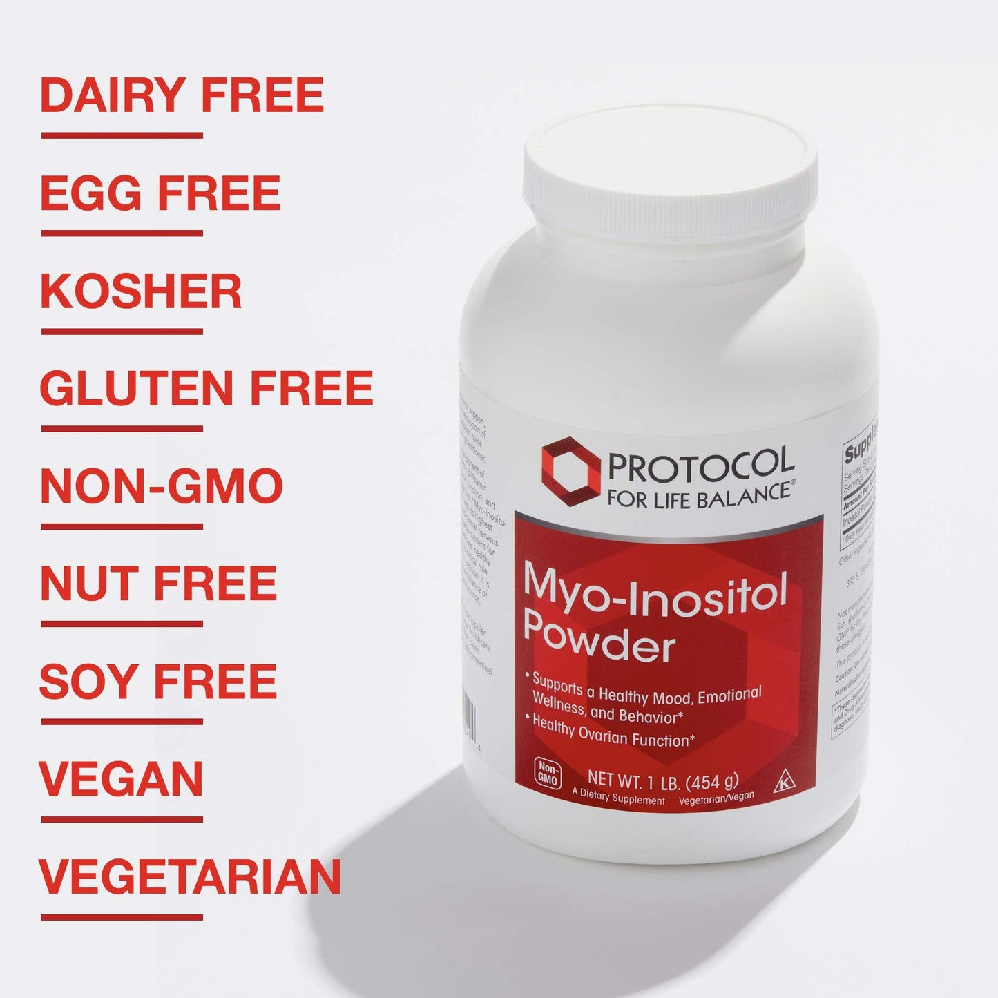 Protocol For Life Balance - Myo-Inositol Powder - Supports a Healthy Mood, Emotional