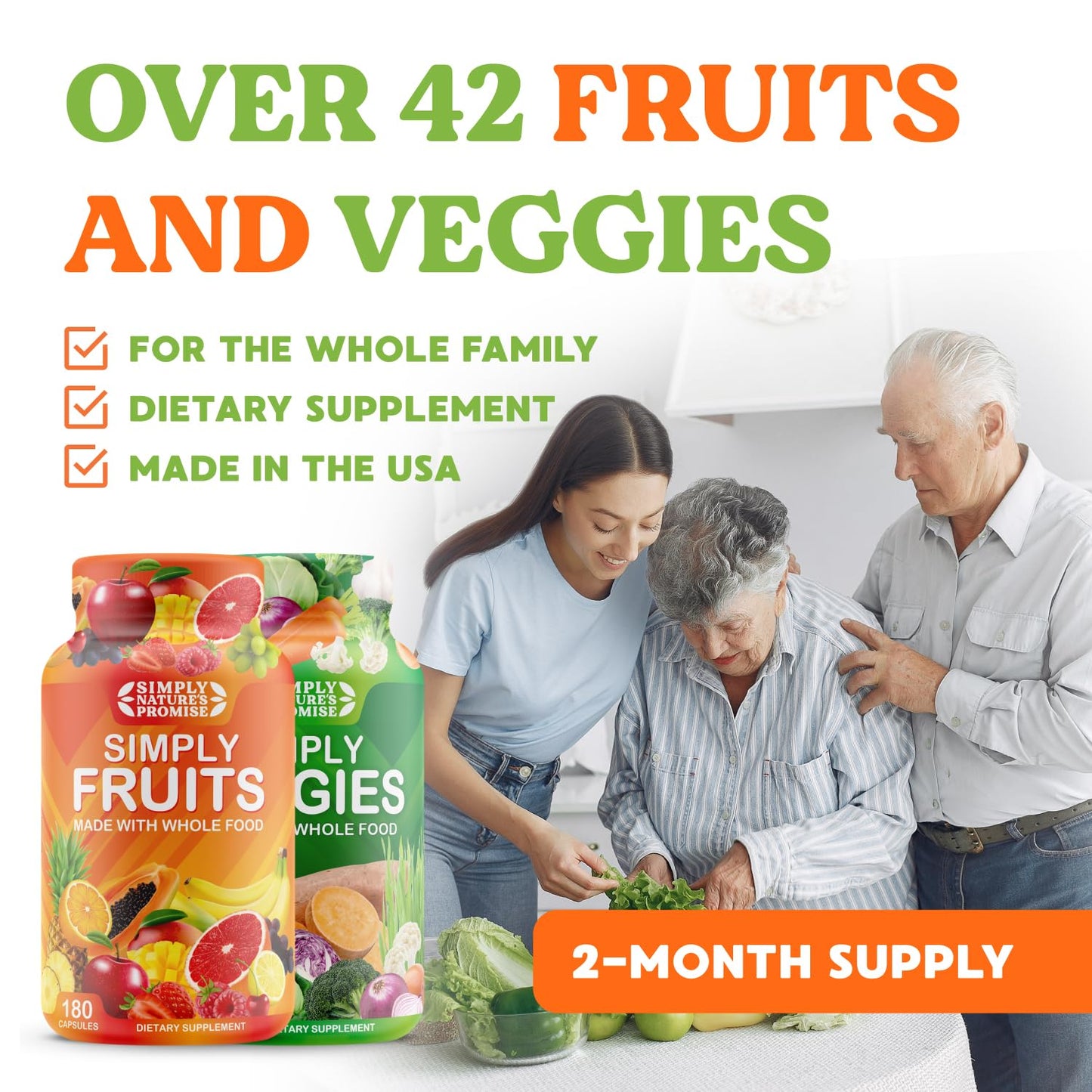 Simply Nature's Promise - Packed with Over 40 Different Fruits & Vegetables