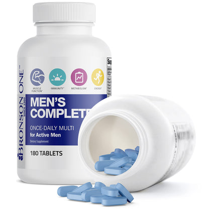 Bronson ONE Daily Men’s Complete Multivitamin Multimineral Once-Daily Multi