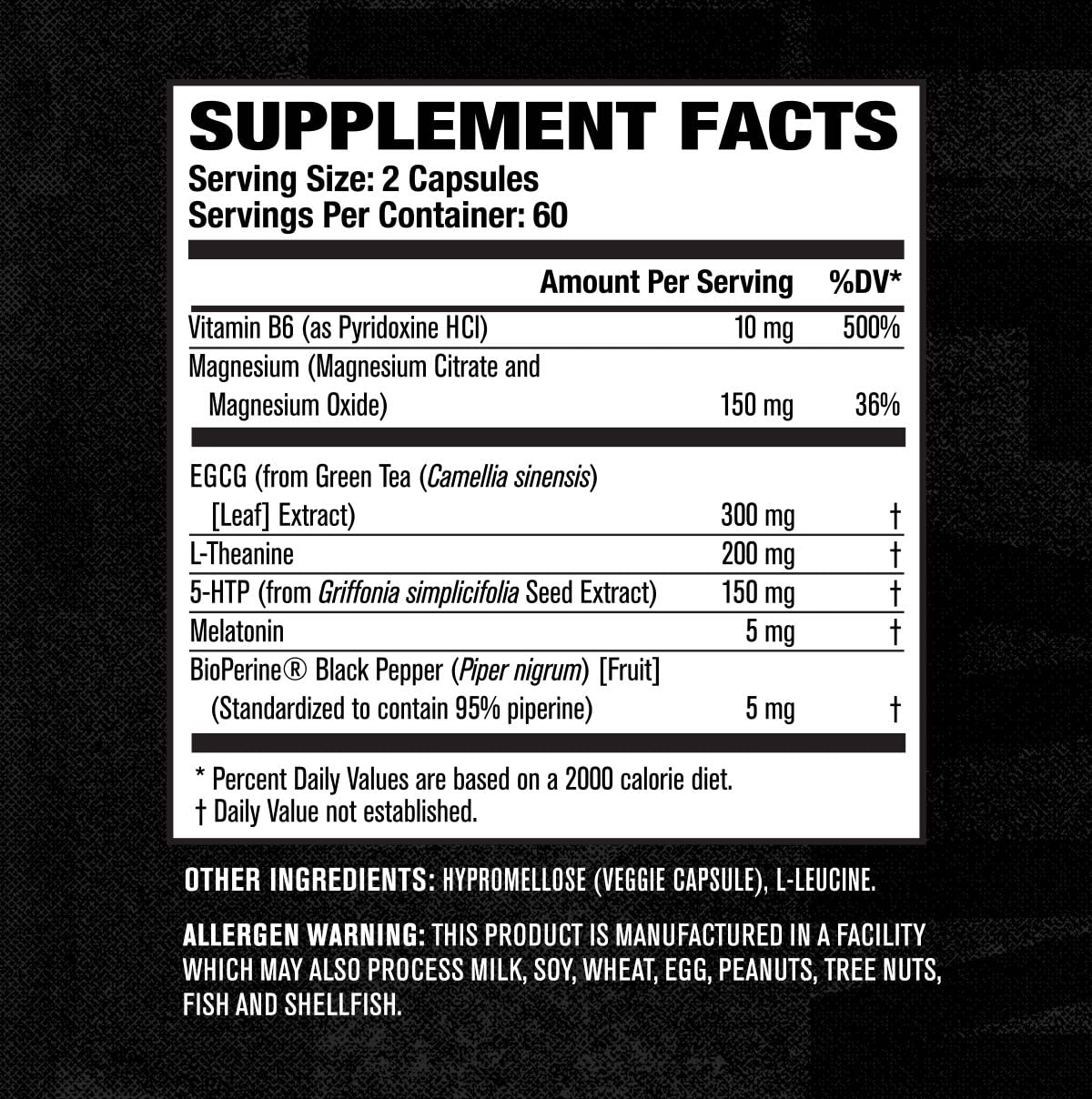 Jacked Factory Lean PM Night Time Body Support and Sleep Aid Supplement - Sleep Sup