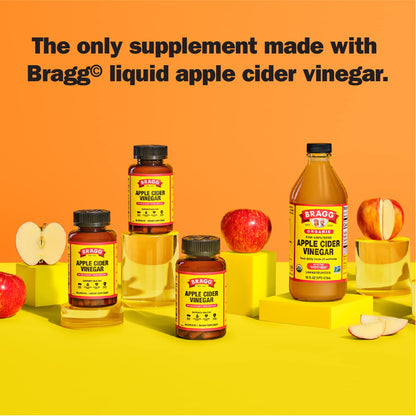 Bragg Apple Cider Vinegar True Energy Capsules – 6 B Vitamins – Caffeine Free