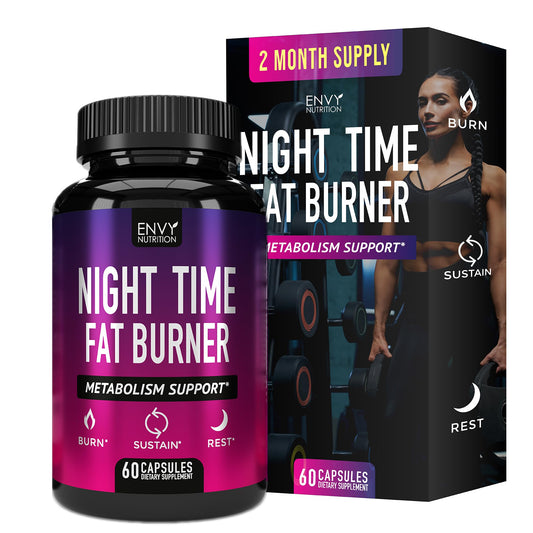 Night Time Fat Burner - Carb Blocker, Metabolism Booster, Appetite Suppressant 