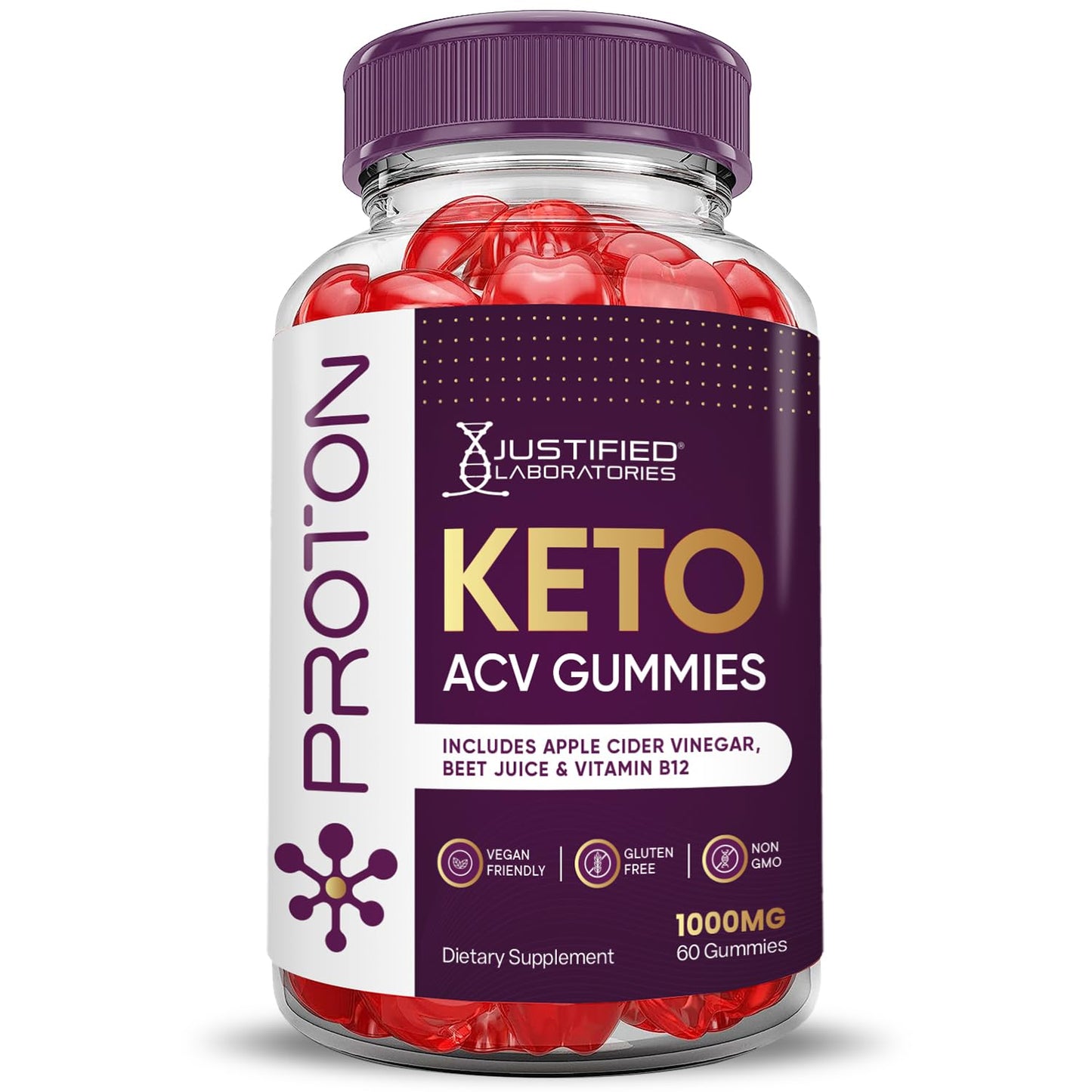 (2 Pack) Proton Protein Keto ACV Gummies Advanced Formula 1000MG Proton Keto