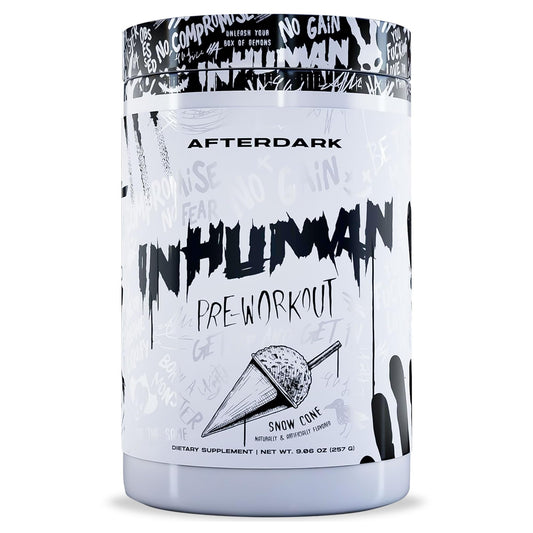 AFTERDARK INHUMAN Pre-Workout Powder, Enhanced Mind-Muscle Connection