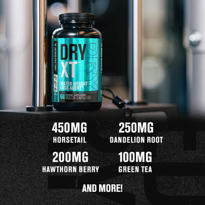 Jacked Factory Dry-XT Water Weight Loss Diuretic Pills - Natural Supplement