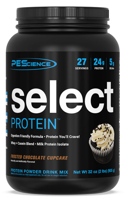 PEScience Select Low Carb Protein Powder, Chocolate Cupcake, 27 Serving, Keto 