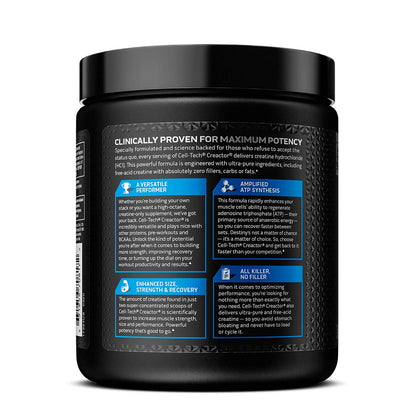 MuscleTech Cell-Tech Creactor Creatine HCl Powder | Post Workout Muscle