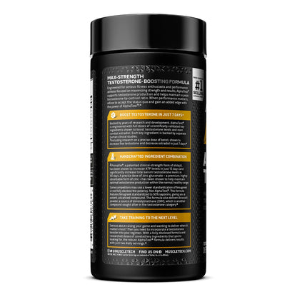 Testosterone Booster for Men, MuscleTech AlphaTest, Tribulus Terrestris & Boron Suppleme