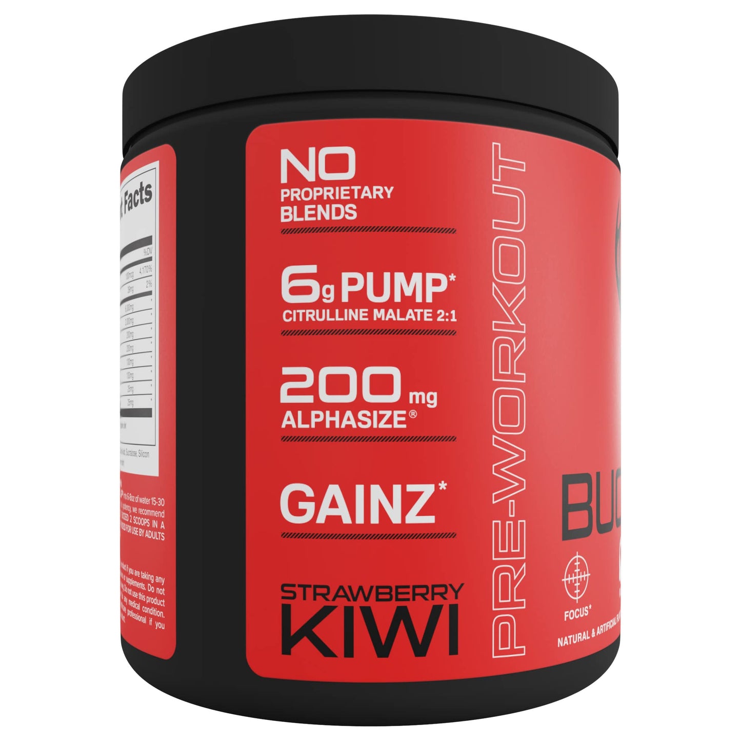 Bucked Up Pre Workout - Best Tasting - 6 Grams Citrulline, 2 Grams Beta Alanine Non