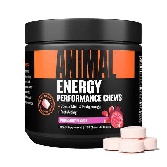 Animal Energy Chews, Fast Acting Energy with Caffeine, Nootropics and Sea Salt 