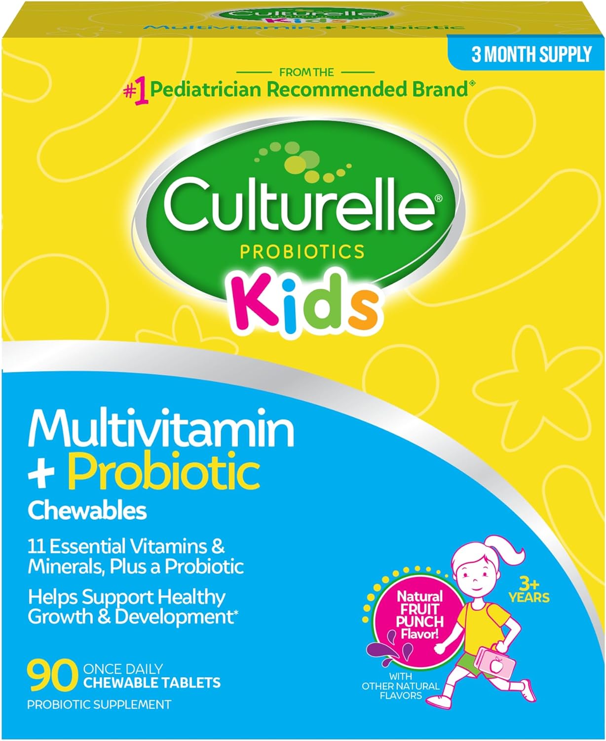 Culturelle Kids Complete Chewable Multivitamin + Probiotic for Kids