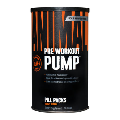 Animal Pump – Preworkout - Vein Popping Pumps – Energy and Focus – Creatine – Nitric 