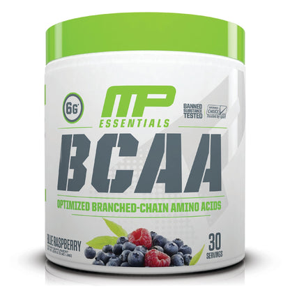 MusclePharm Essentials BCAA Powder, Pre & Post Workout Recovery Drink, Supports 