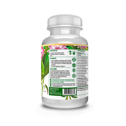 Actif Menopause Advanced Support with 20+ Organic Vitamins and Herbs - Relieves Hot Flashes, Night Sweats