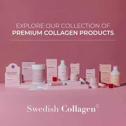 Swedish Collagen - 12500mg Collagen Deluxe 500ml I Hydrolyzed Marine Collagen Peptides (Type I & III)