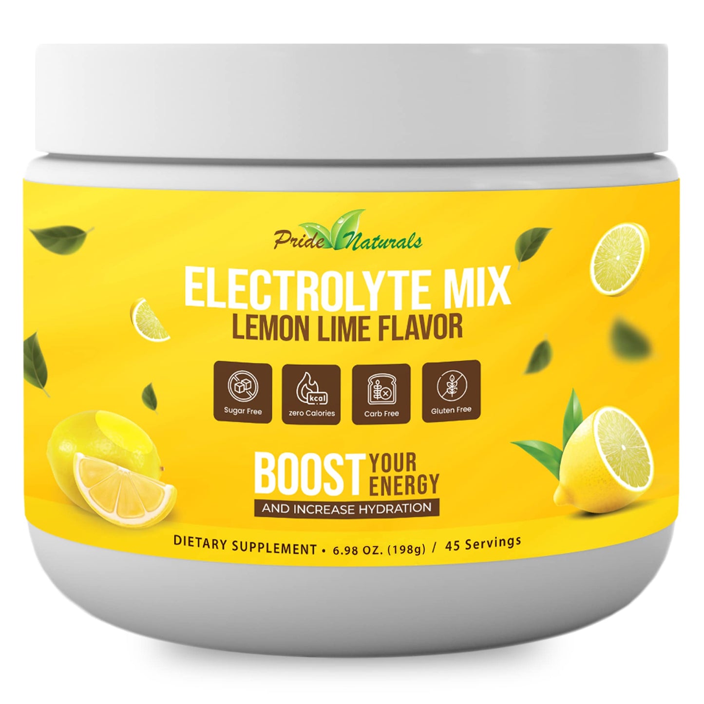 Electrolyte Powder - Refreshing Workout Recovery Electrolytes, Sugar Free, Gluten Free 