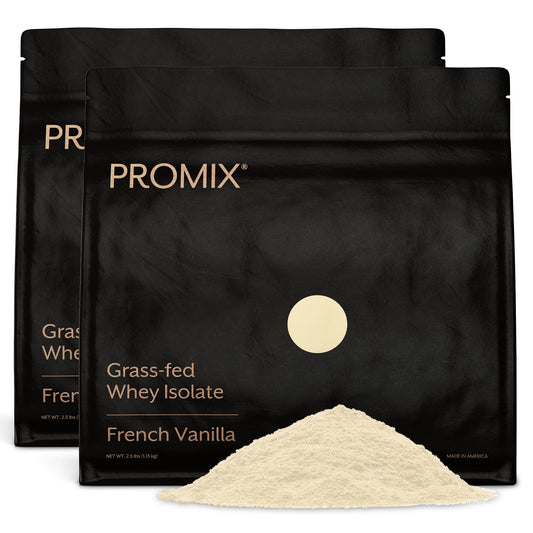 Promix Whey Protein Isolate Powder - Grass-Fed & 100% All Natural - ­Post Workout